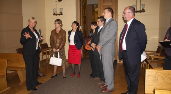 European judges and prosecutors evaluate the pace of development of the court system in Latvia