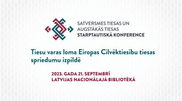 Starptautiskā konference par ECT spriedumu izpildi tiešraidē 21.septembrī plkst.9.30