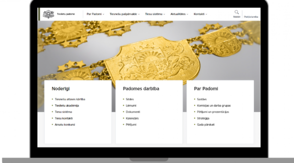 From now information on the Judicial Council available on separate website www.tieslietupadome.lv