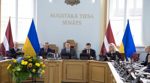 Arī kara apstākļos Ukrainas un Latvijas tiesu vara stiprina tiesiskumu