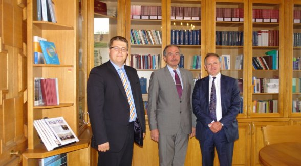 Augstākās tiesas priekšsēdētājs tiekas ar profesoru Ričardu Višu