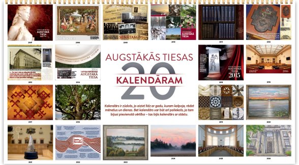 An exhibition "Twenty Years of the Supreme Court Calendar"