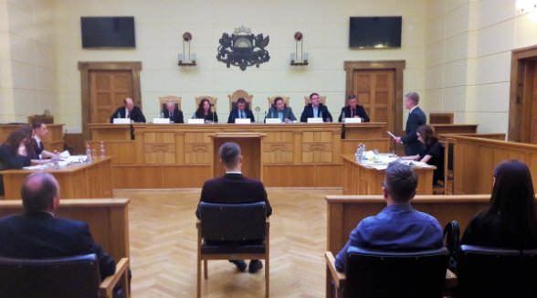 The finale of Konstantins Cakste Civil Law Moot Court competition takes place at the Supreme Court