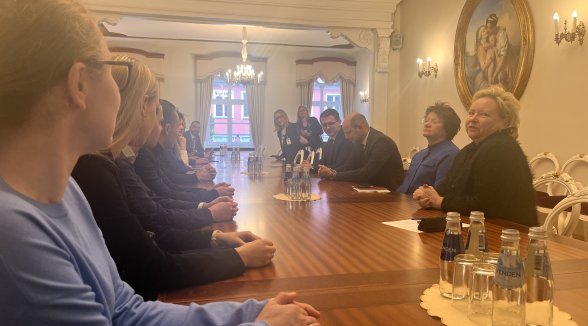 Legal research counsels of the Supreme Court visit the Legal Bureau of the Saeima