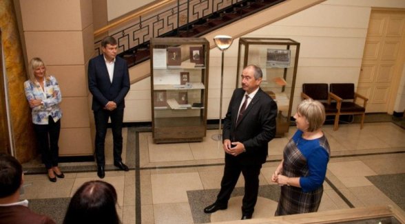 AN EXHIBITION DEDICATED TO AUGUST LOEBER IS OPENED IN THE SUPREME COURT