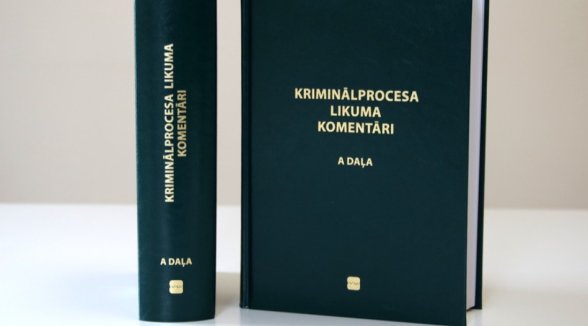 Izdota Kriminālprocesa likuma komentāru papildtirāža