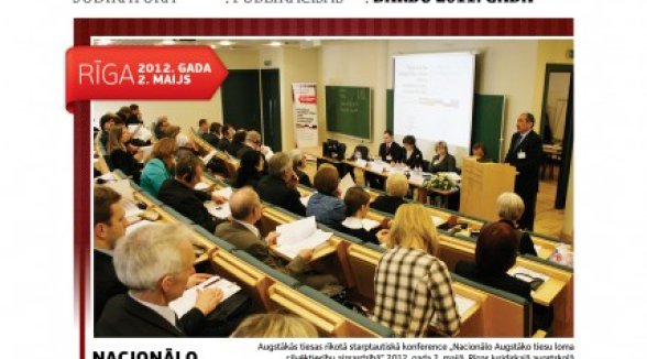 Jaunums Augstākās tiesas biļetenā – Senāta 2011. gada nolēmumu klasifikators