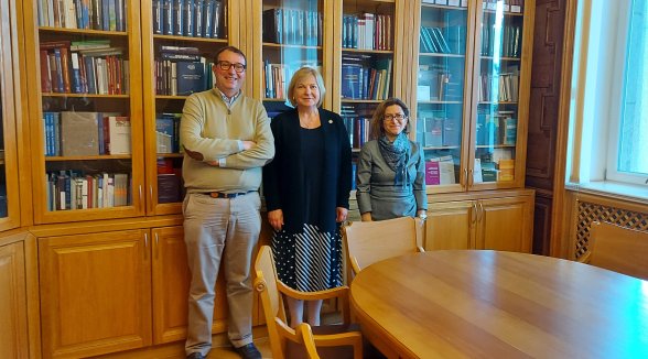 Administratīvo lietu departamenta priekšsēdētāja tiekas ar EDSO pārstāvjiem