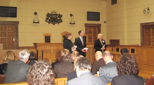 Augstākajā tiesā viesojas Vācijas konstitucionālās tiesas delegācija