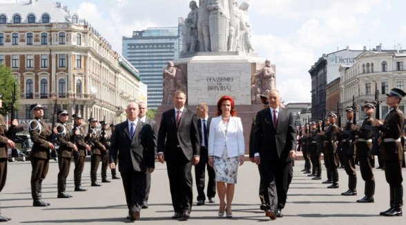 Augstākās tiesas priekšsēdētāja vietnieks Aigars piedalās Valsts prezidenta amatā stāšanās pasākumos