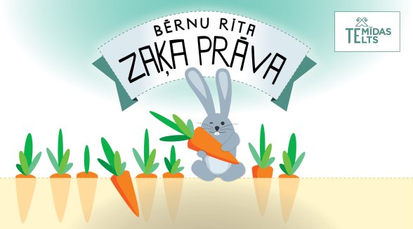 Sestdien Temīdas teltī bērnu rīts ar “Zaķa prāvu”