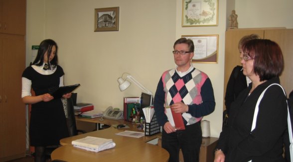 Finnish court employees visit the Supreme Court