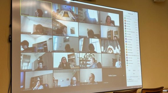 Krimināllietu departamenta pārstāvji diskusijā ar Rīgas apgabaltiesas kolēģiem