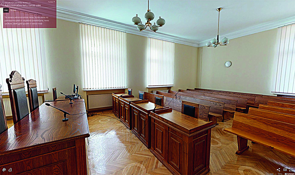 Administratīvo lietu tiesas zāle