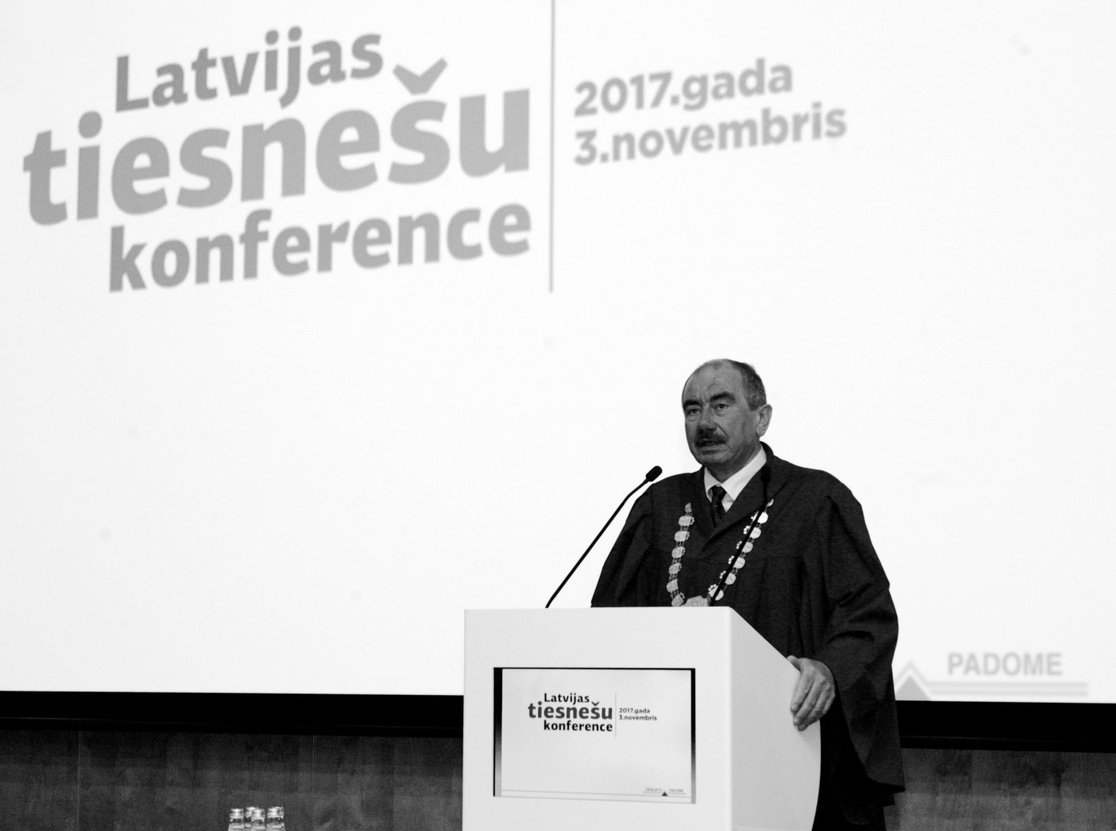Konferenci atklāj Tieslietu padomes priekšsēdētājs<BR>Ivars Bičkovičs