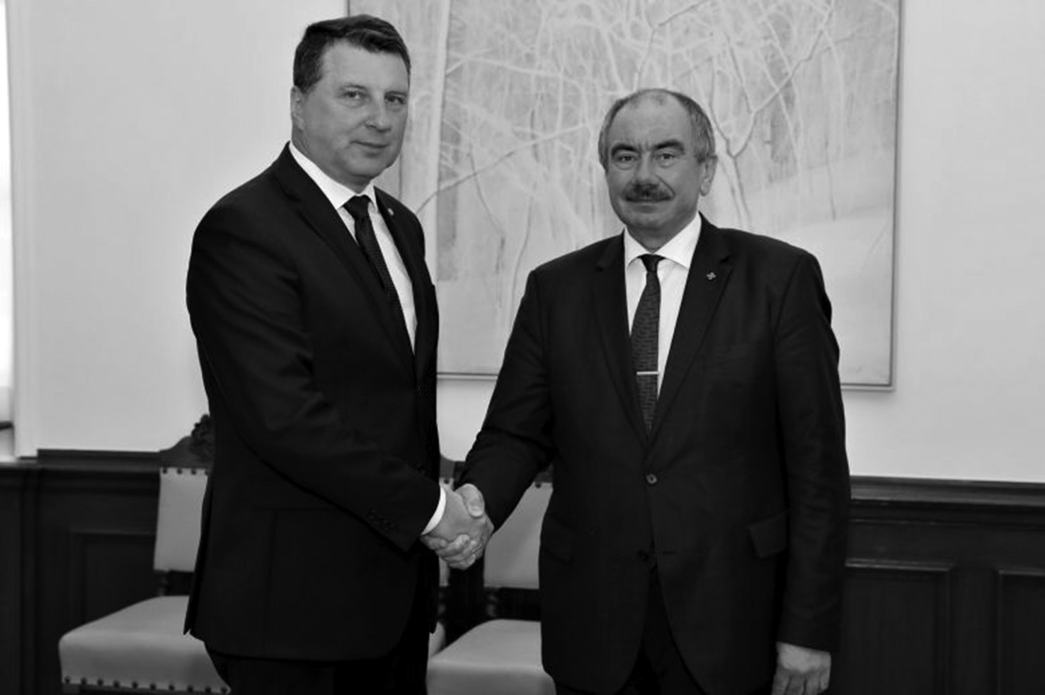 Tiekoties ar Valsts prezidentu Raimondu Vējoni
