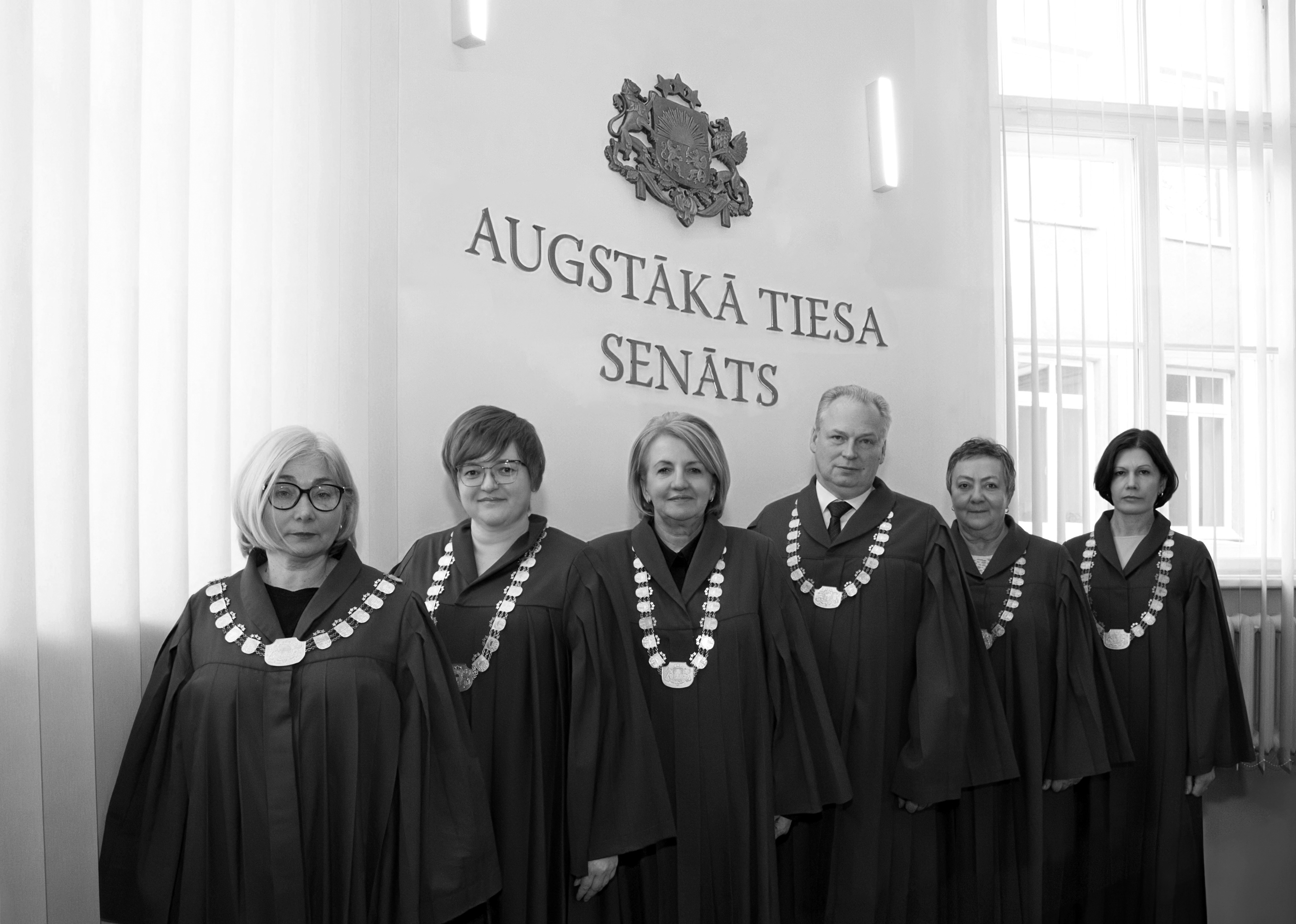 Disciplinārtiesa 2024.gada janvārī: (no kreisās) Anita Poļakova, Anita Kovaļevska, Inguna Radzeviča,  Normunds Salenieks, Ļubova Kušnire, Vēsma Kakste