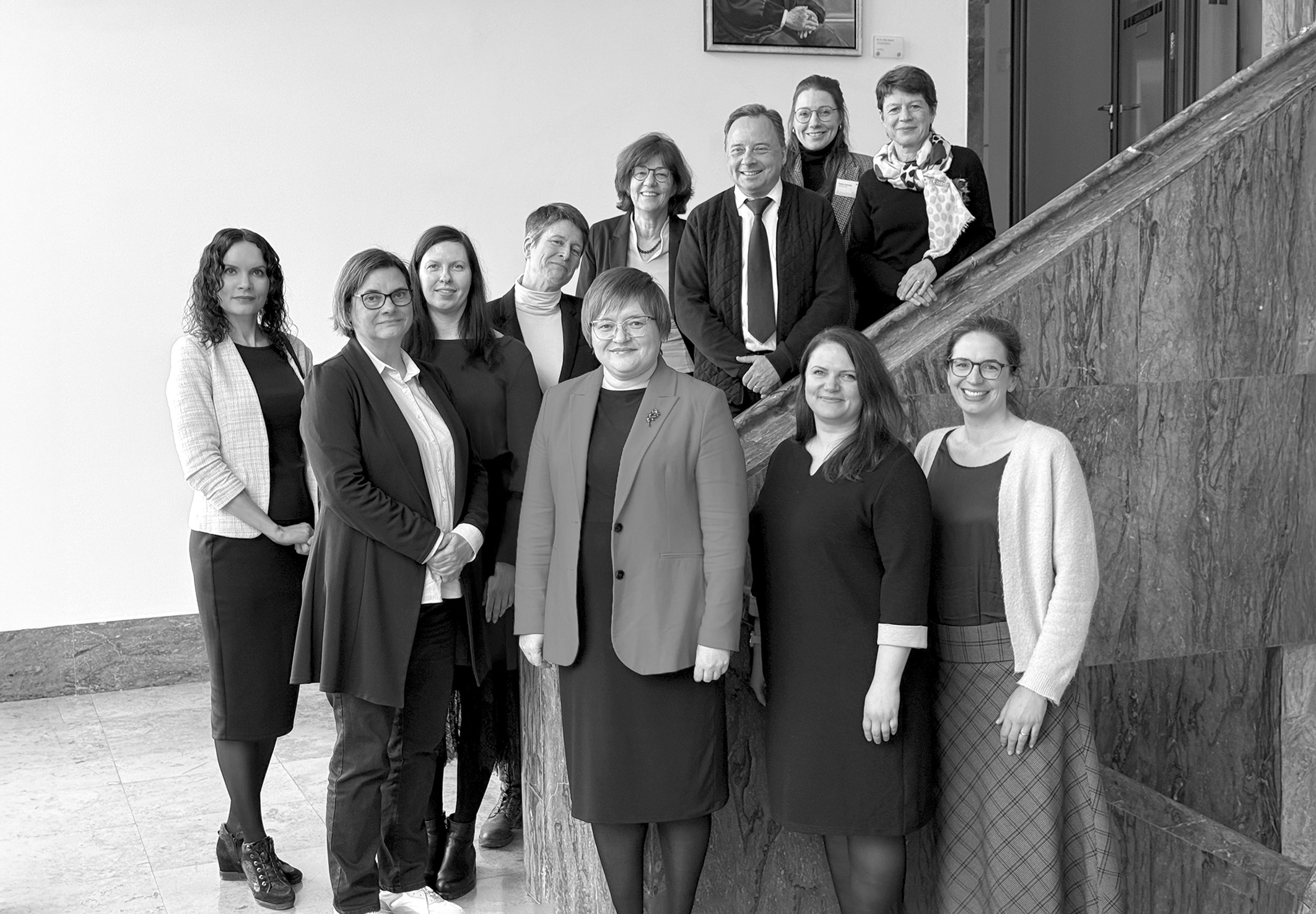 Administratīvo lietu departamenta pārstāvji ar Vācijas kolēģiem