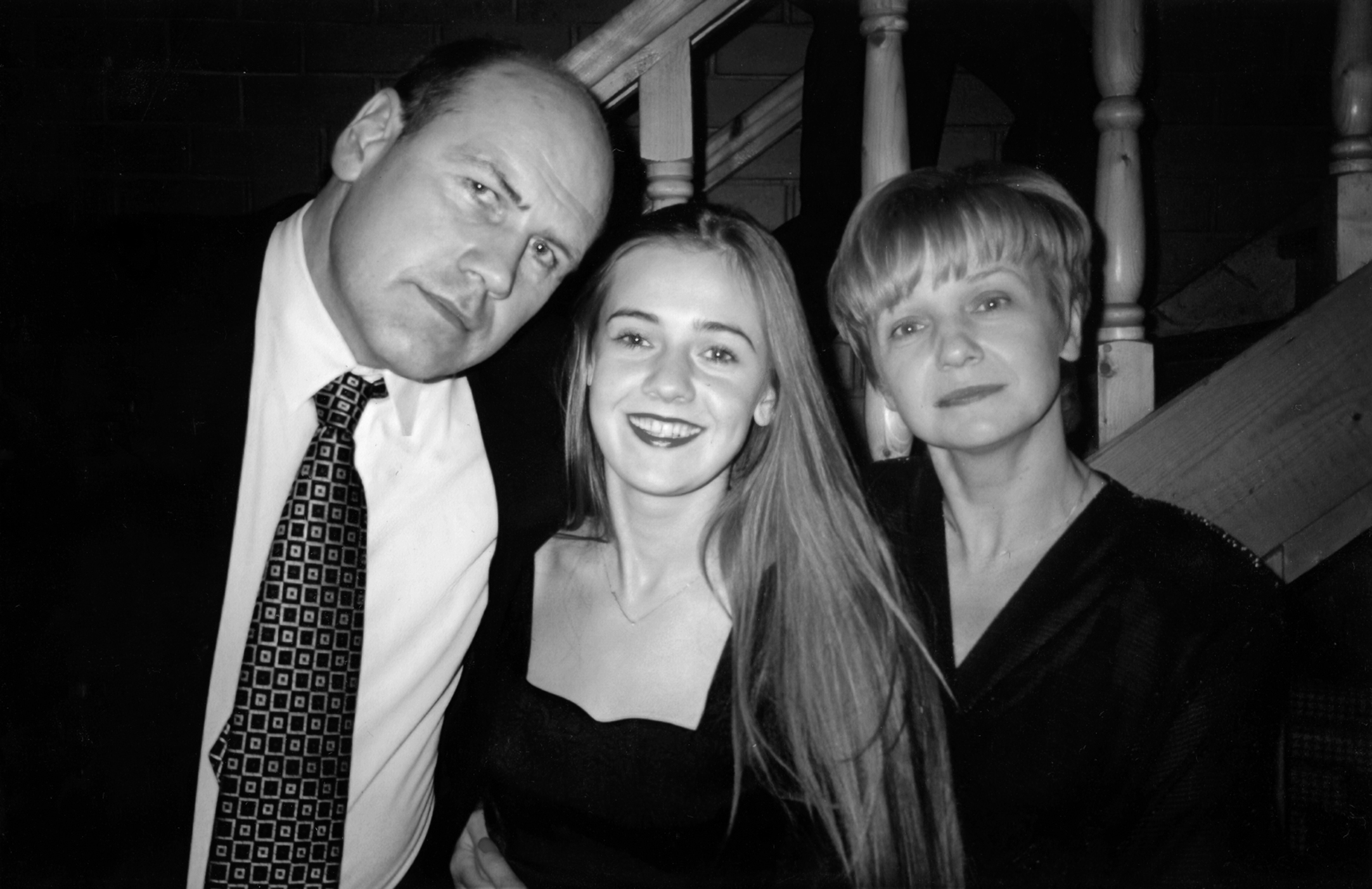 Indra ar vecākiem tad, kad mammai bija tik gadu, cik tagad Indrai